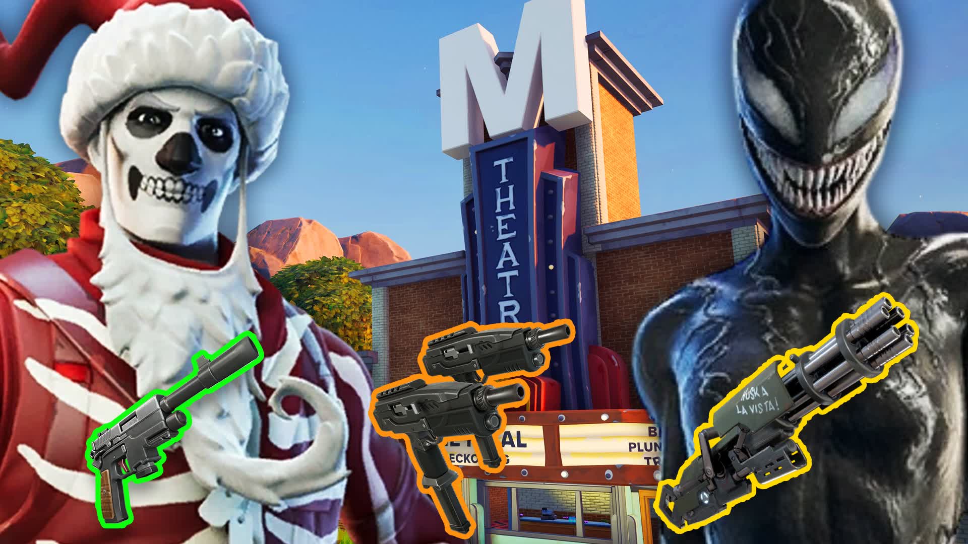 Movie Theater Gun Game — Fortnite Creative map