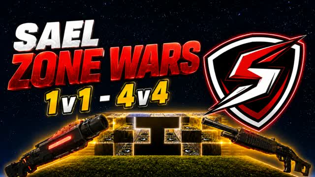 SAEL ZONE WARS 1V1 - 4V4 — Fortnite Creative map