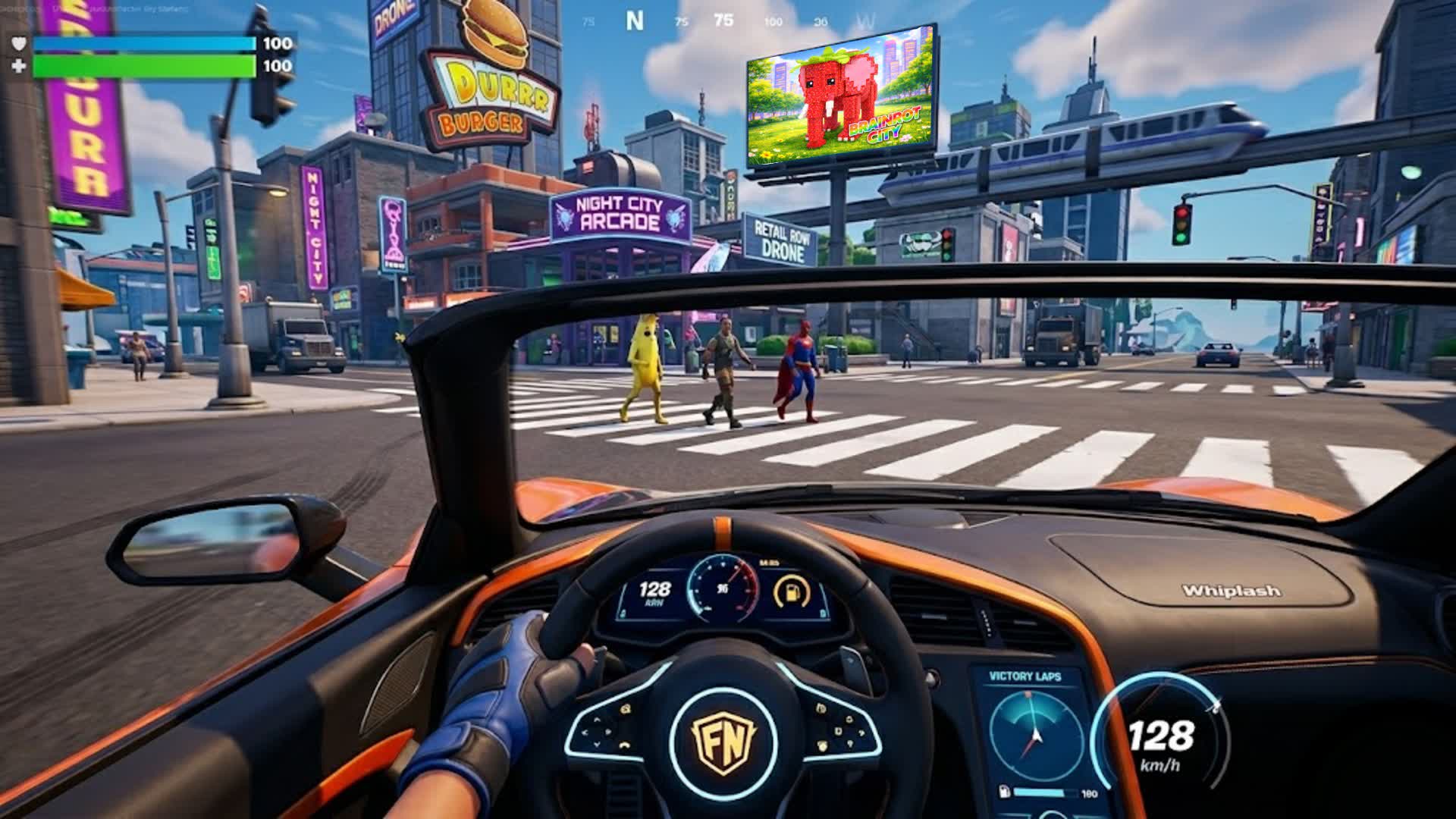 CITY DRIVE + BRAINROT π β Fortnite Creative map