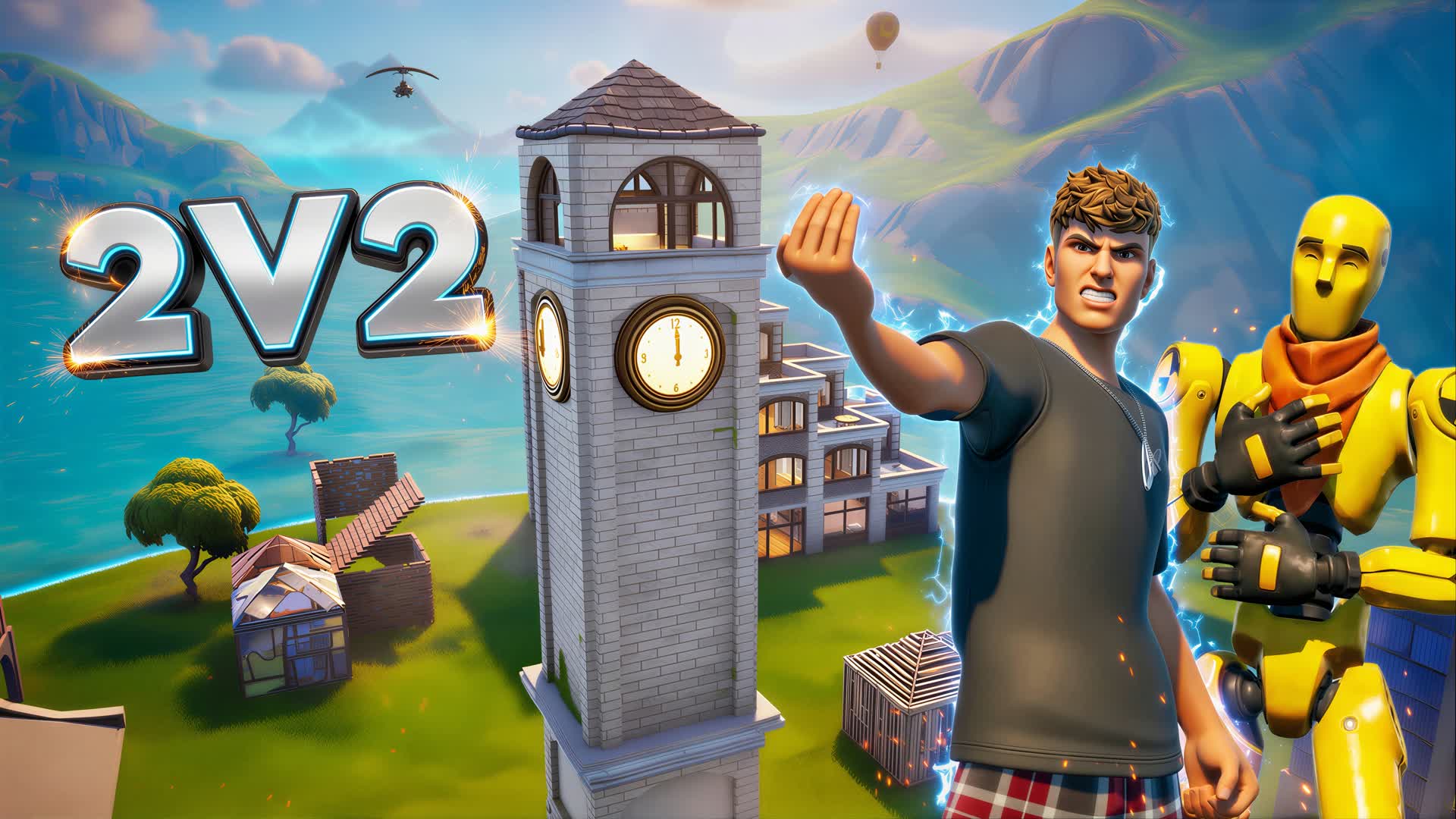 THE LAST STORM π 2V2 REALISTICS β Fortnite Creative map