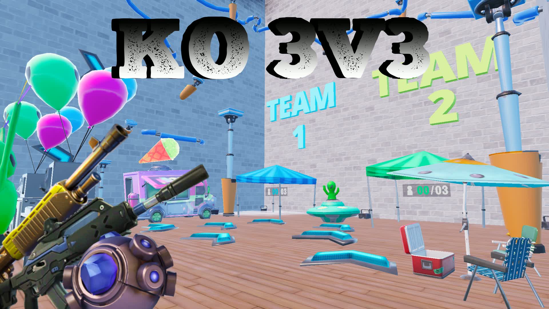 KO 3v3 — Fortnite Creative map