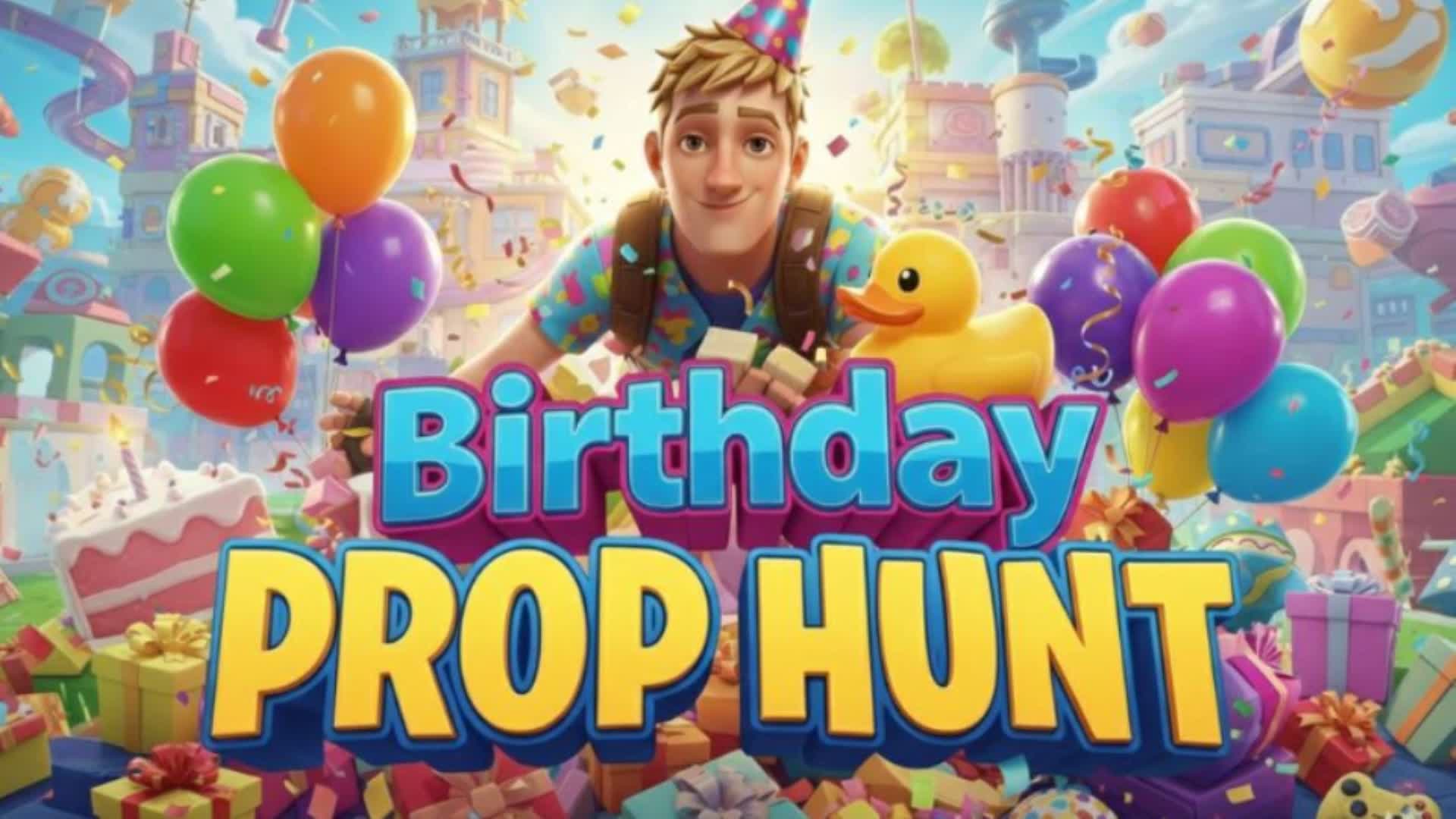 Birthday Prop Hunt — Fortnite Creative map