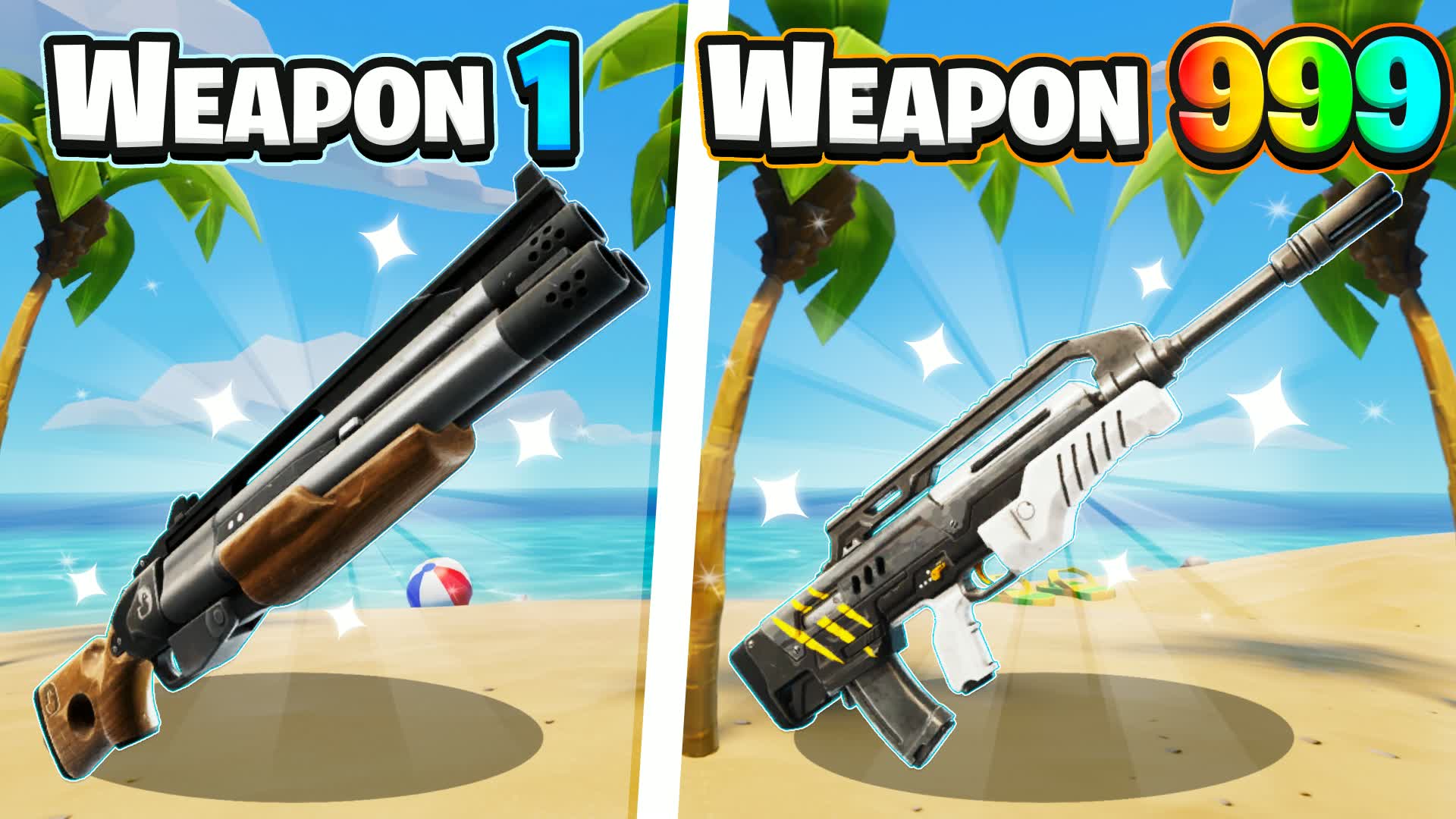 Summer Gun Game ONE SHOT⭐️ — Fortnite Creative map