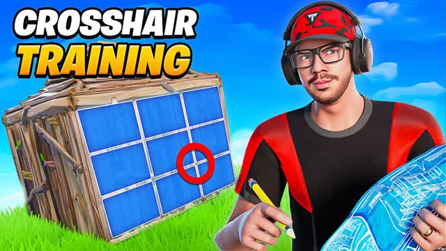 Crosshair Training (Aim Edit Piece 1v1) — Fortnite Creative map