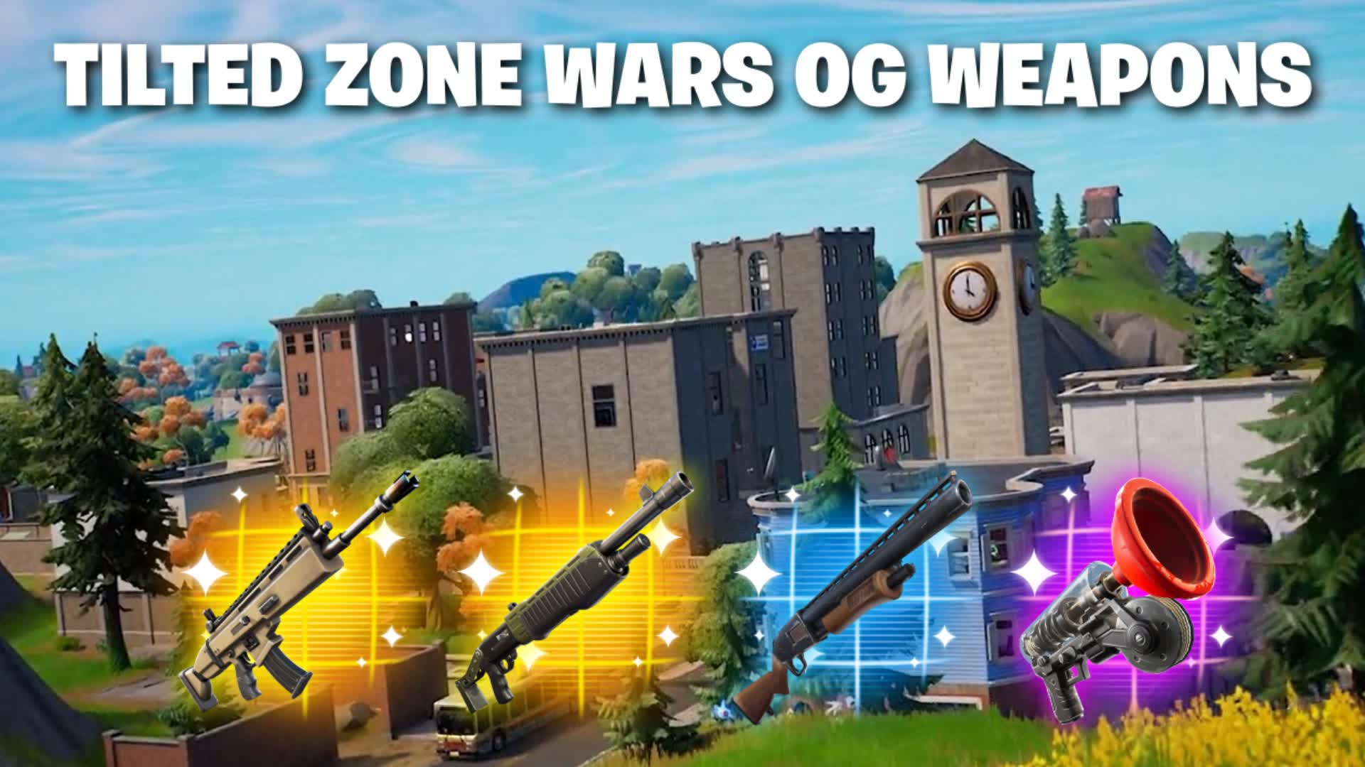 TILTED ZONE WARS OG WEAPONS — Fortnite Creative map