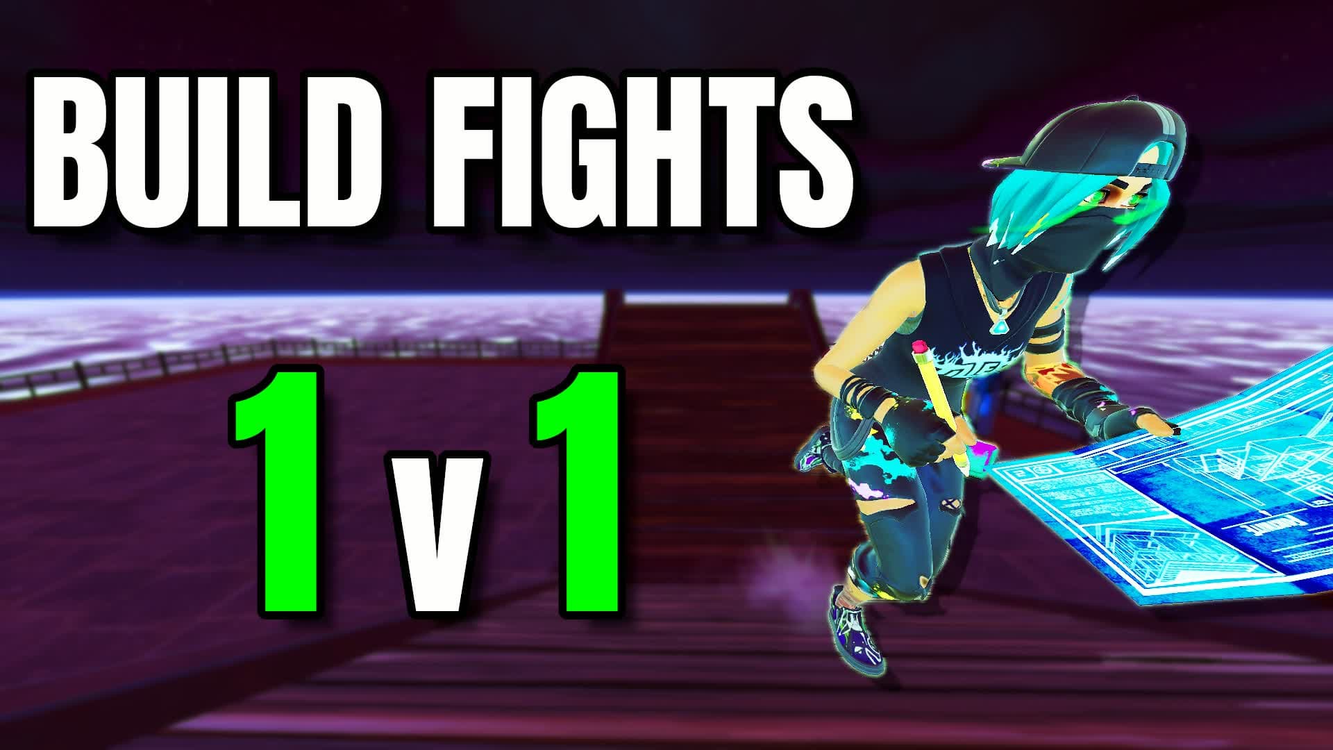 ⚡ 1V1 BUILD FIGHTS ⚡ COMP WEAPONS — Fortnite Creative map