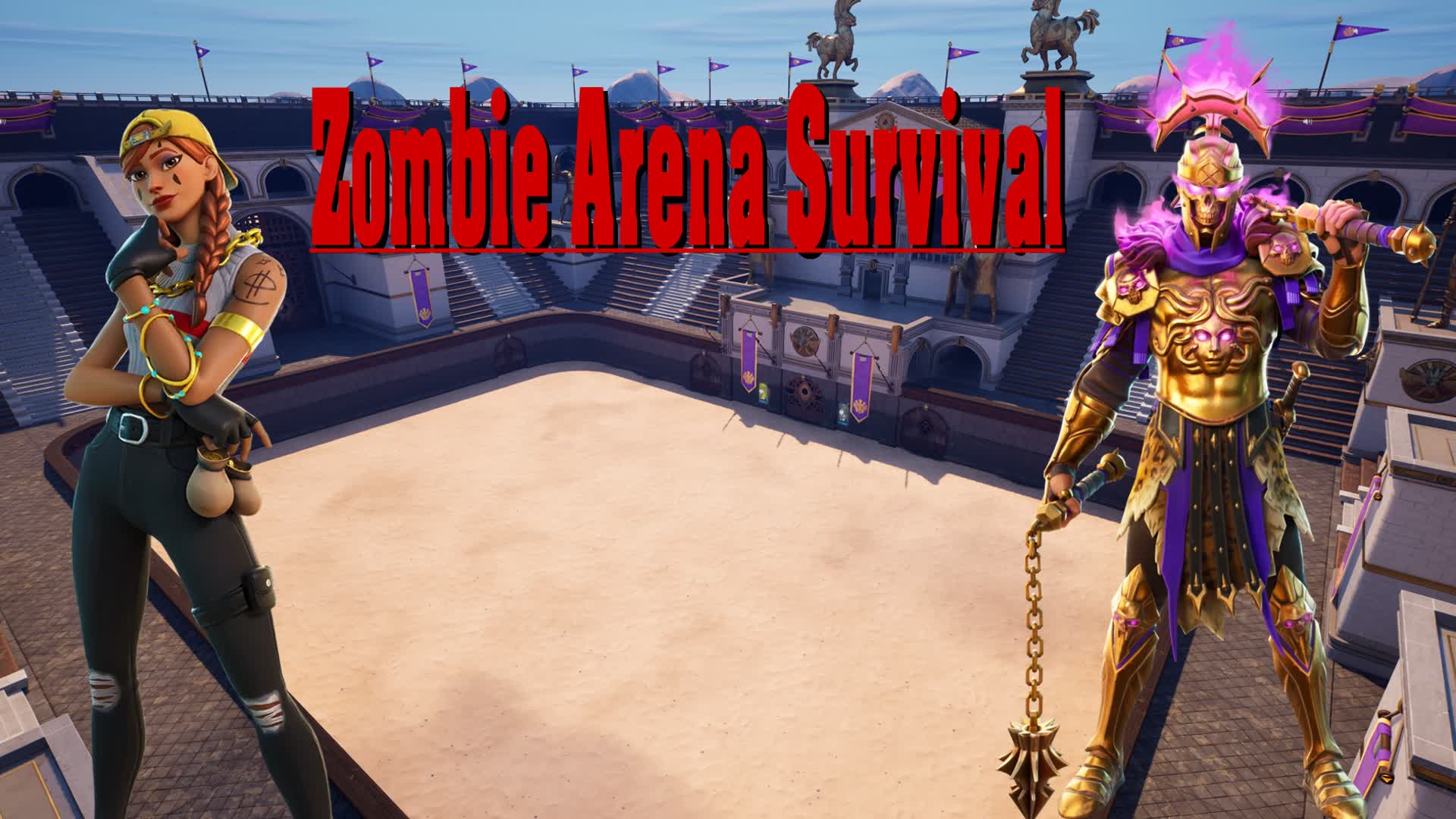 Zombie survival — Fortnite Creative map