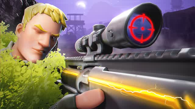 SNEAKY SNIPER 【MILITARY BASE】-ONE SHOT — Fortnite Creative map