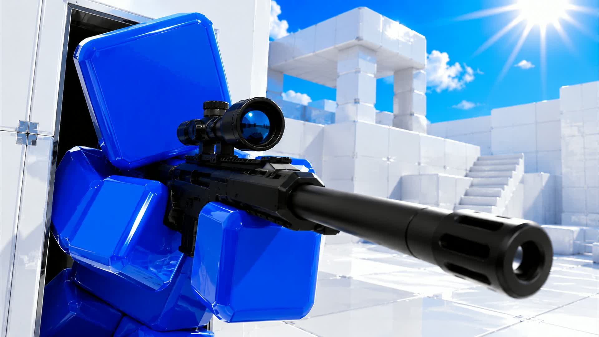 BLUE VS RED POINT π΅π΄ β Fortnite Creative map