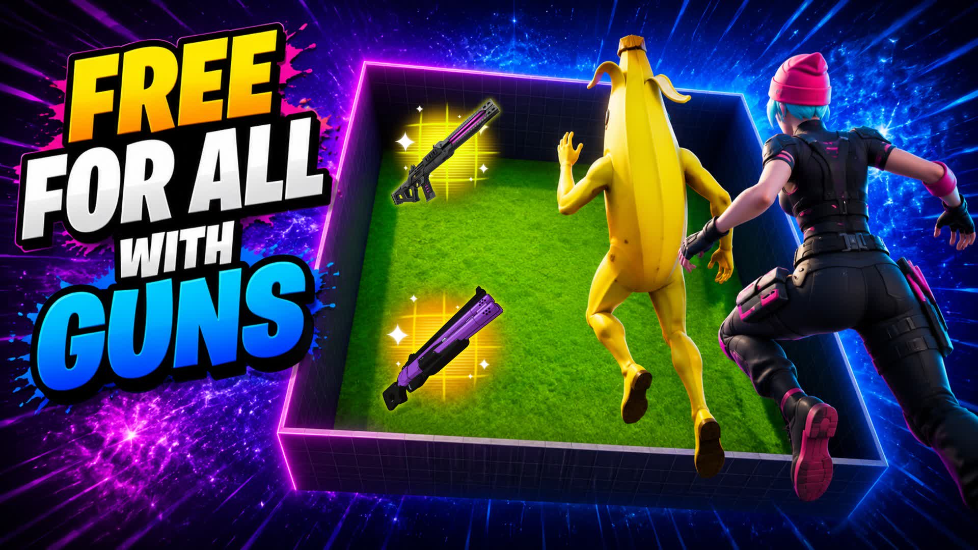 FREE FOR ALL WITH GUNS — Fortnite Creative map