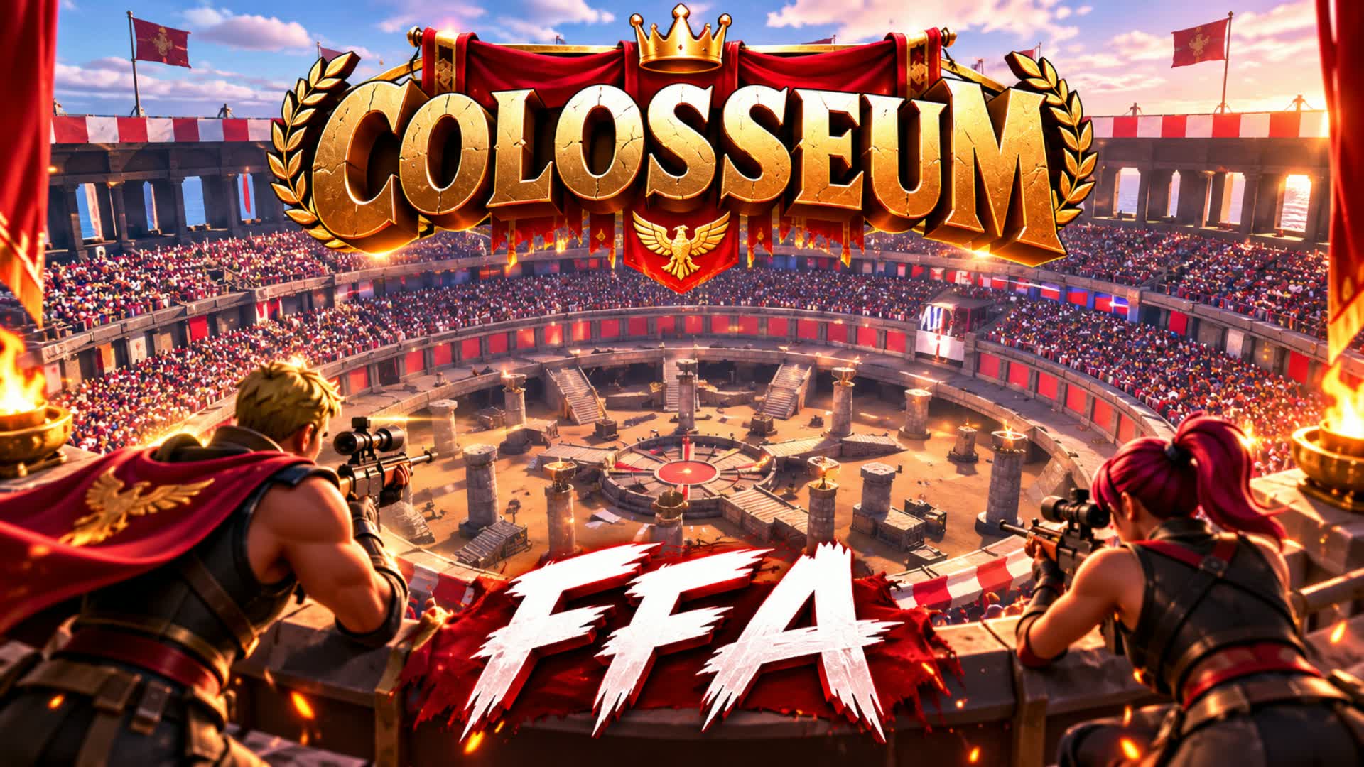 COLOSSEUM FFA – Zéro construction — Fortnite Creative map
