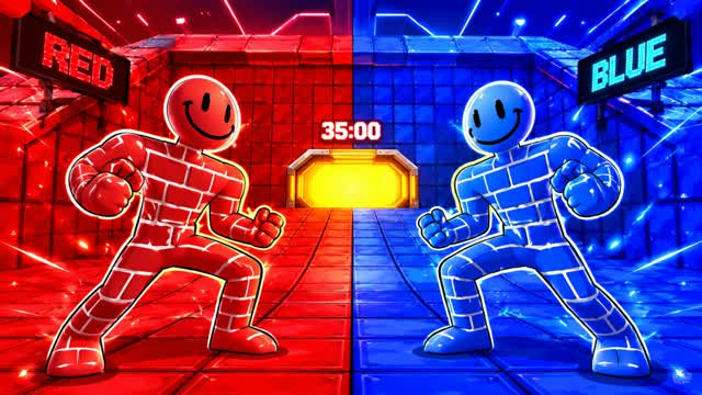 RED VS BLUE CHAMELEON 🔴🔵UNC CRAZY — Fortnite Creative map
