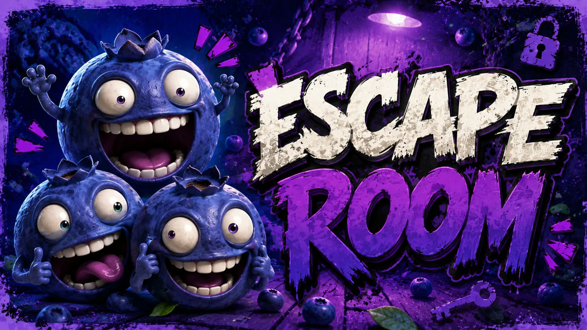 BLUEBERRY PANIC ESCAPE ROOM π« β Fortnite Creative map