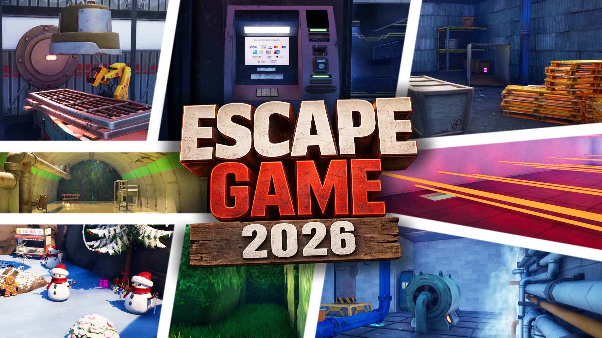 ESCAPE GAME 2026 — Fortnite Creative map