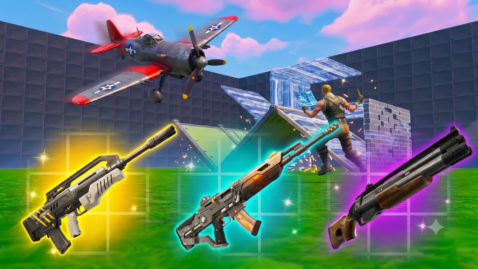 1V1 ALL GUN FFA — Fortnite Creative map