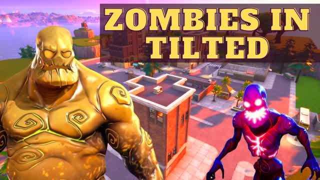 🧟♀️ZOMBIES In TILTED TOWERS🧟♀️ — Fortnite Creative map