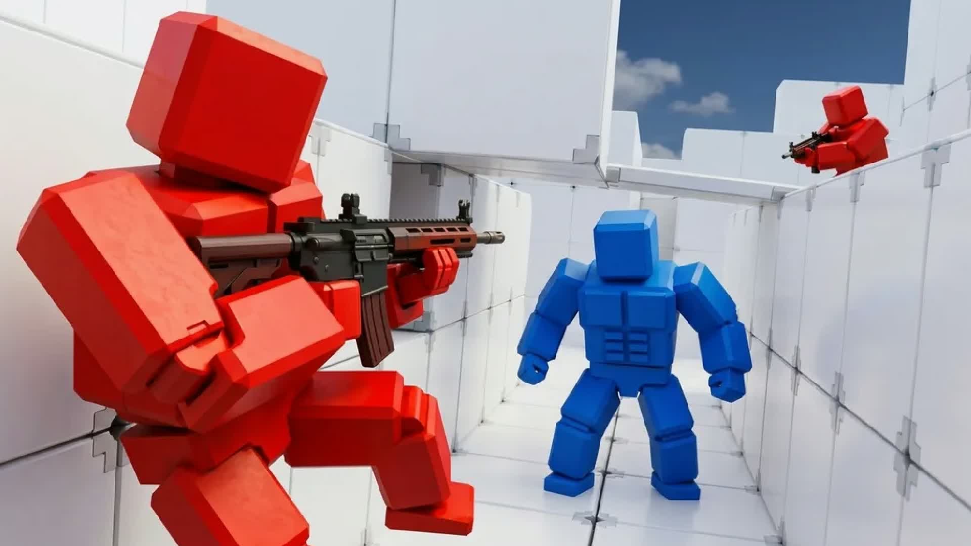 red vs bluee rivasls 34 — Fortnite Creative map