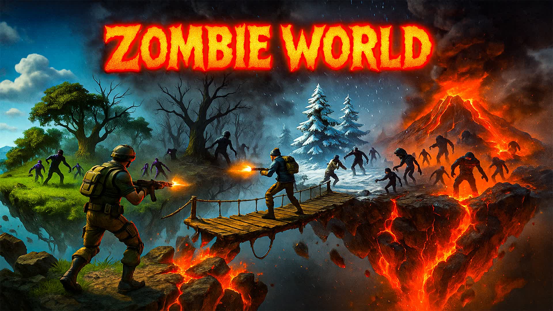 zombie war — Fortnite Creative map