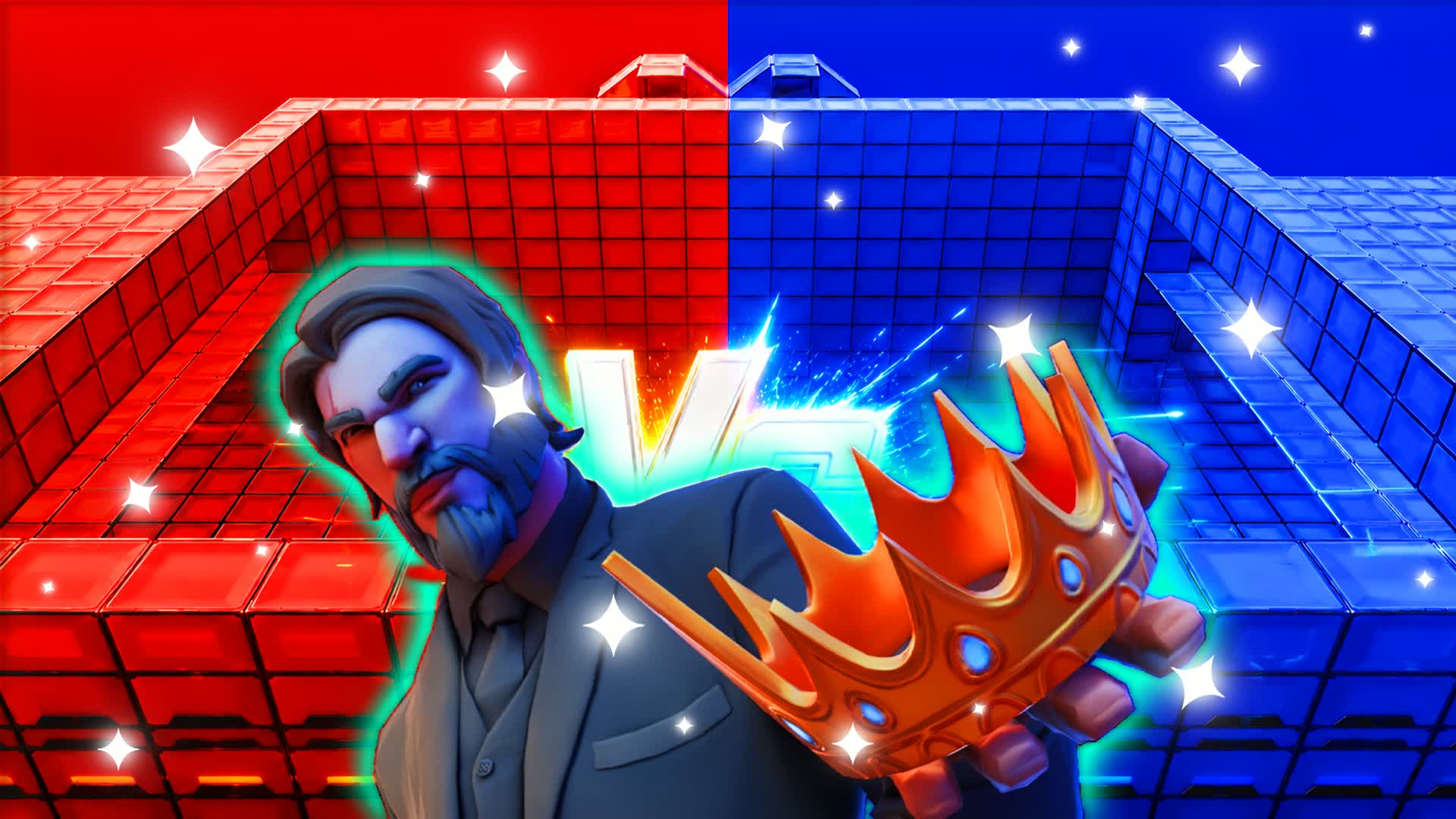 RVB🔴VS🔵SUPER UNC — Fortnite Creative map