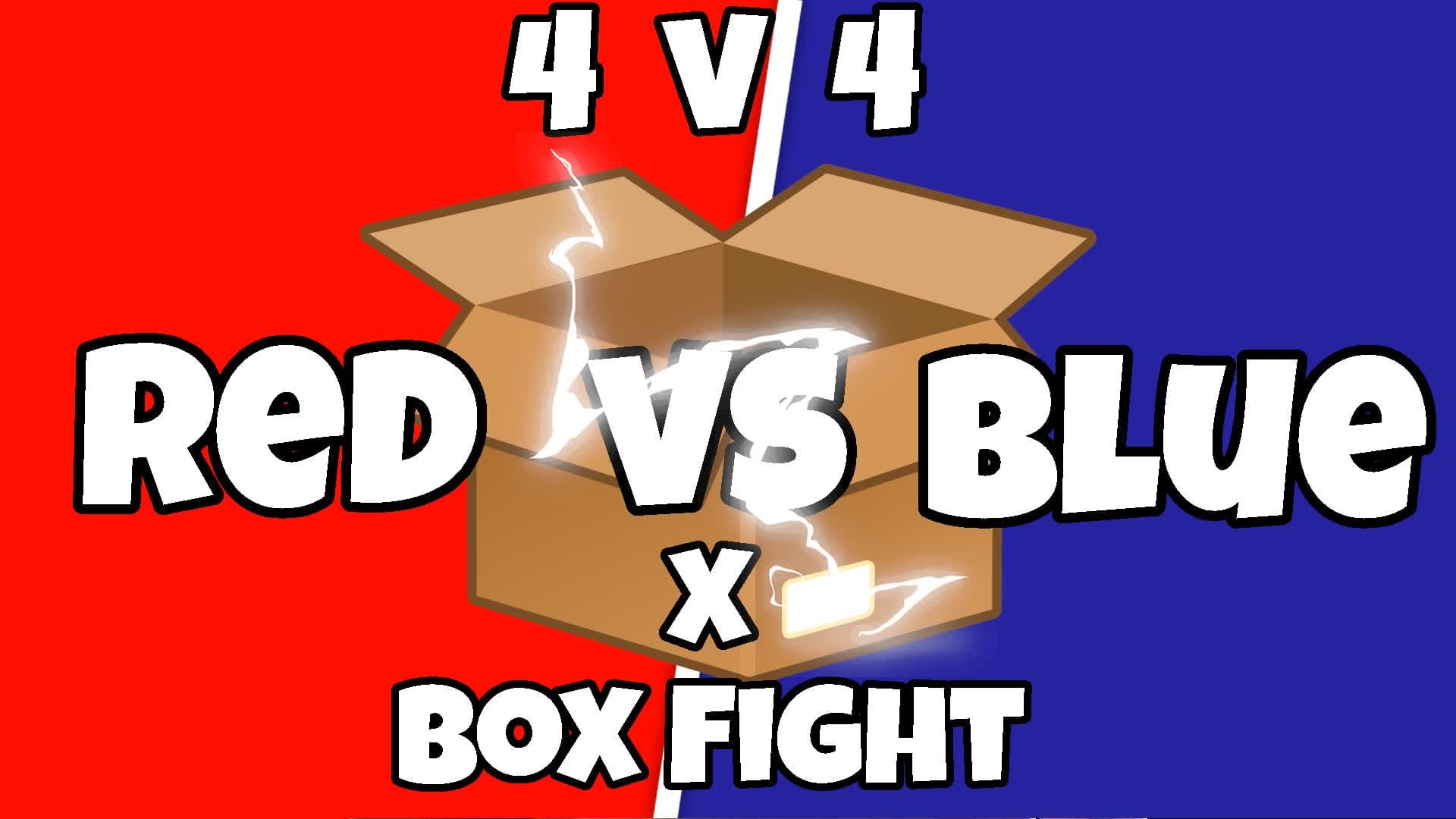 RED VS BLUE BOX FIGHT (4 v 4) π΄π΅ π¦ β Fortnite Creative map