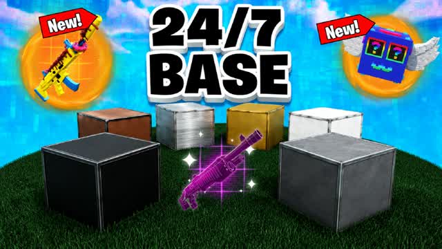 1V1 BASE 24/7 — Fortnite Creative map