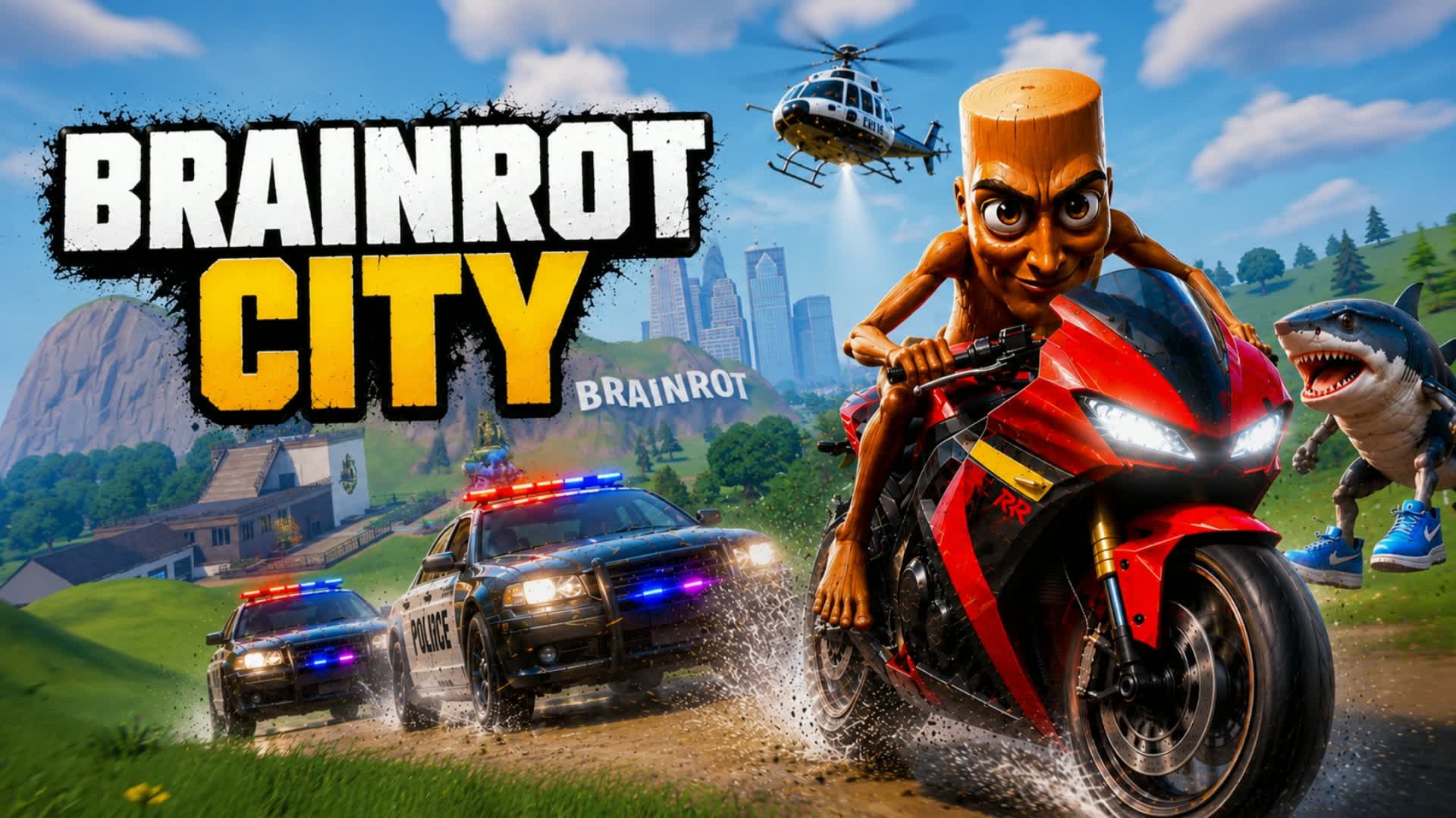 Brainrot City — Fortnite Creative map