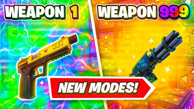 🌟 BOUNCY GUN GAME 🔫 — Fortnite Creative map
