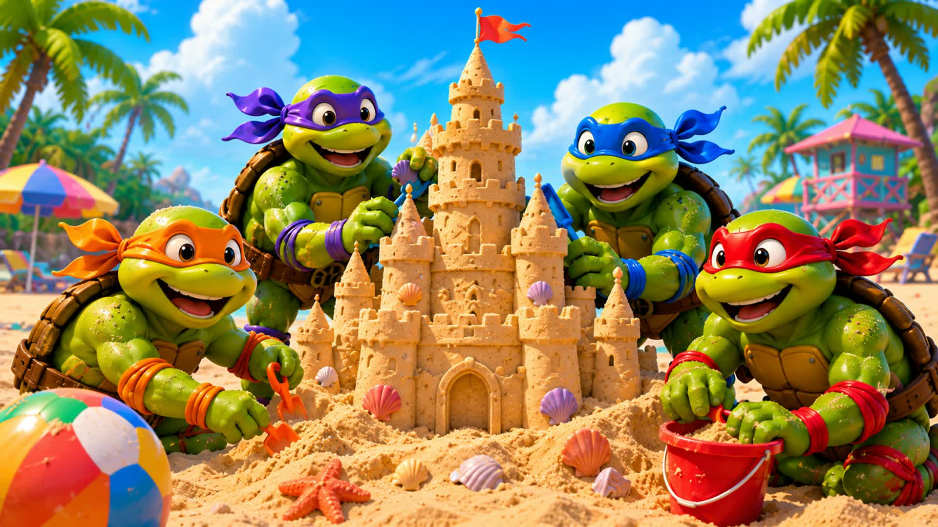 ๐ข MEGA TMNT โญ BOT CHALLENGE โ Fortnite Creative map