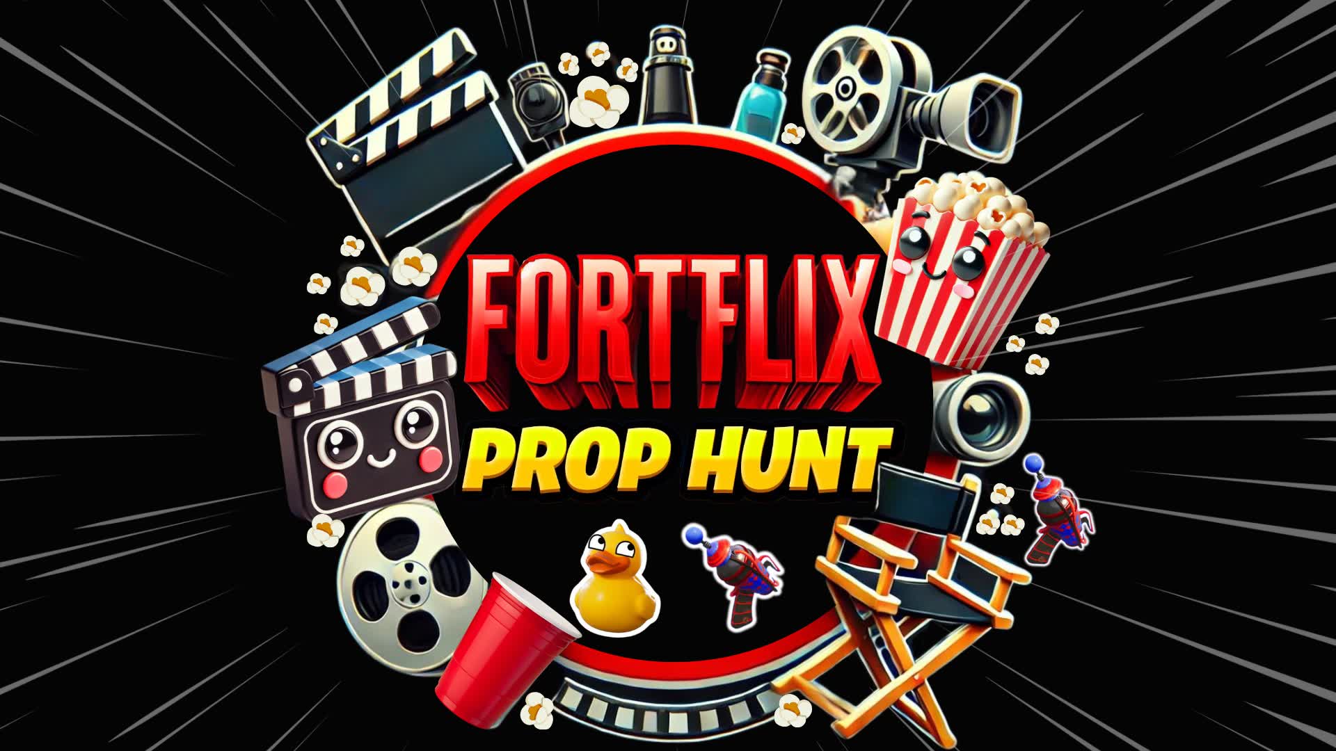 PROP HUNT - FORTFLIX 🎬 — Fortnite Creative map