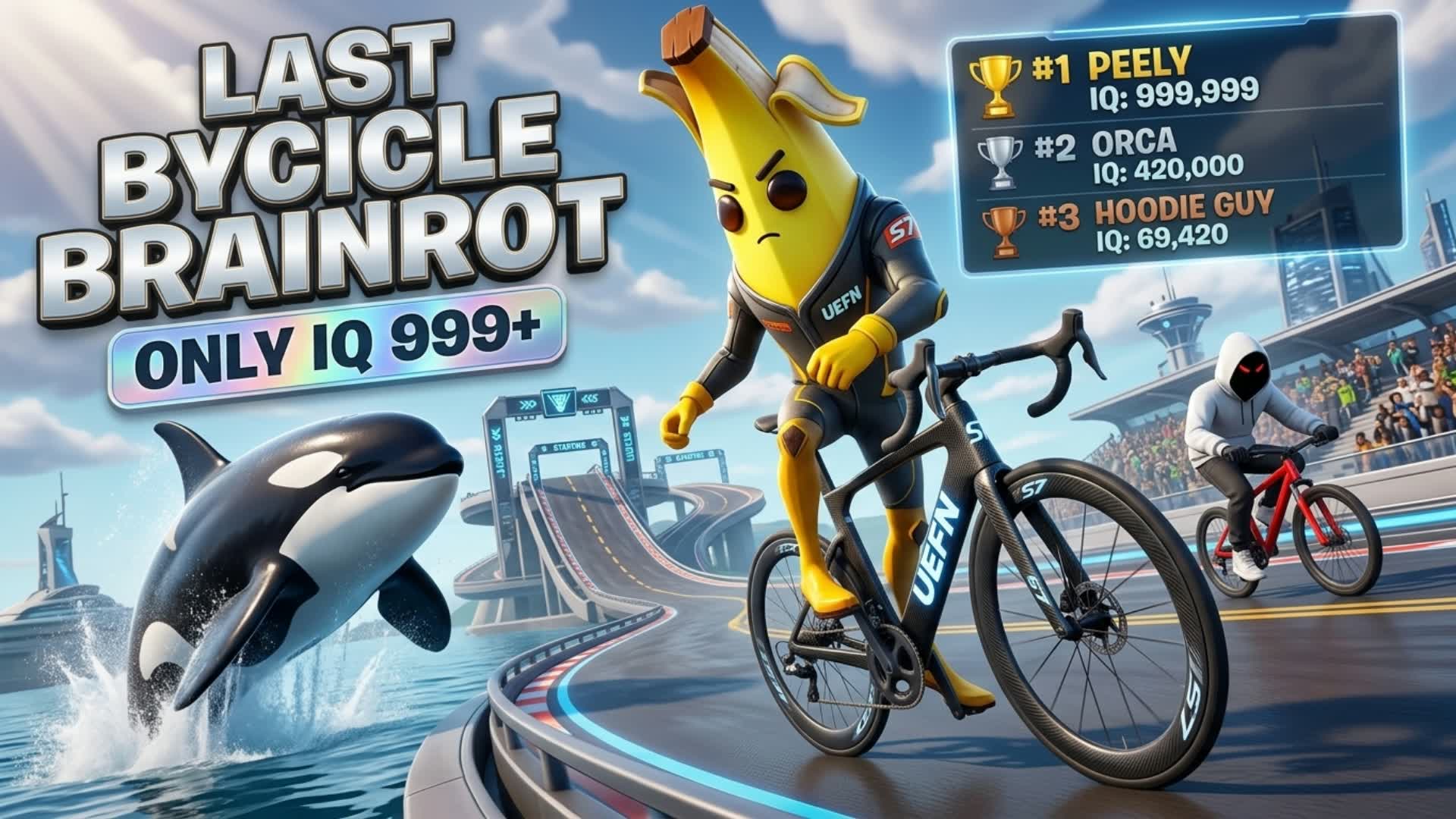 LAST BYCICLE BRAINROTS β Fortnite Creative map