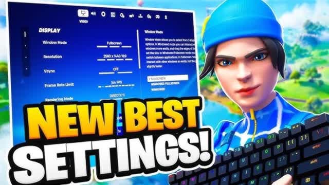BEST KEYBOARD SETTINGS 1V1 — Fortnite Creative map