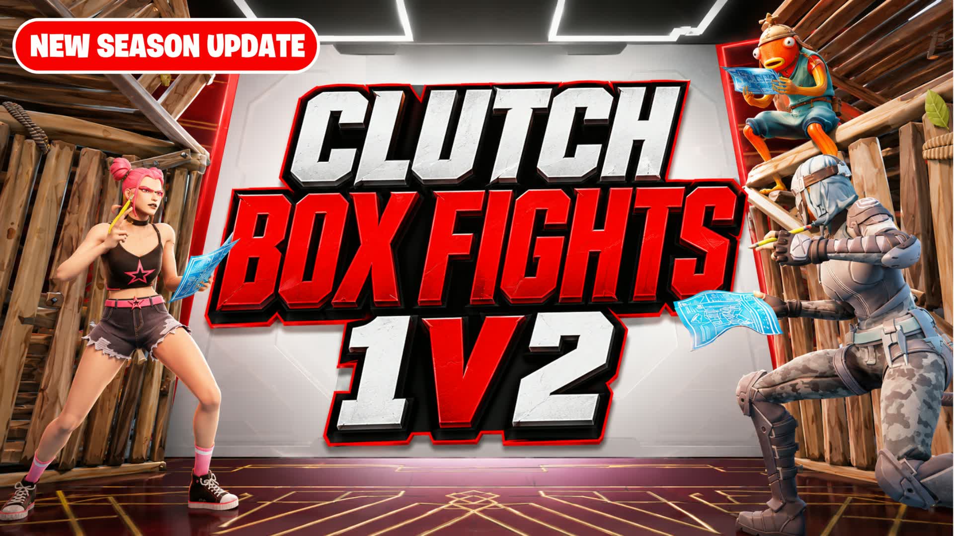 1v2 CLUTCH BOX FIGHTS โ Fortnite Creative map
