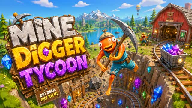 Mine Digger Tycoon β Fortnite Creative map