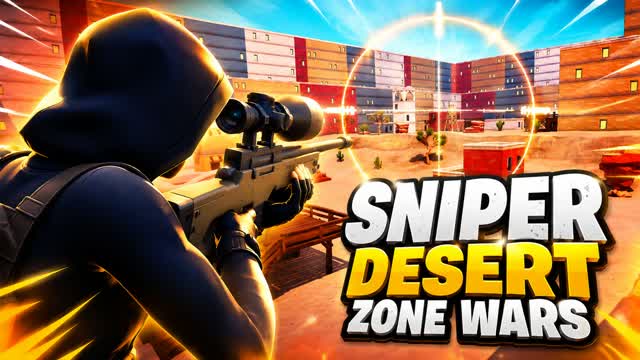 DESERT SNIPER ZONE WARS β β Fortnite Creative map