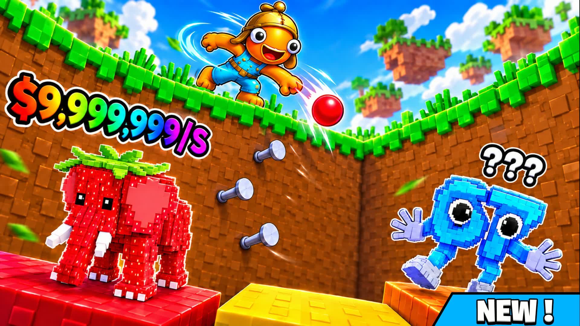 DROP THE BALL FOR BRAINROTS โ Fortnite Creative map