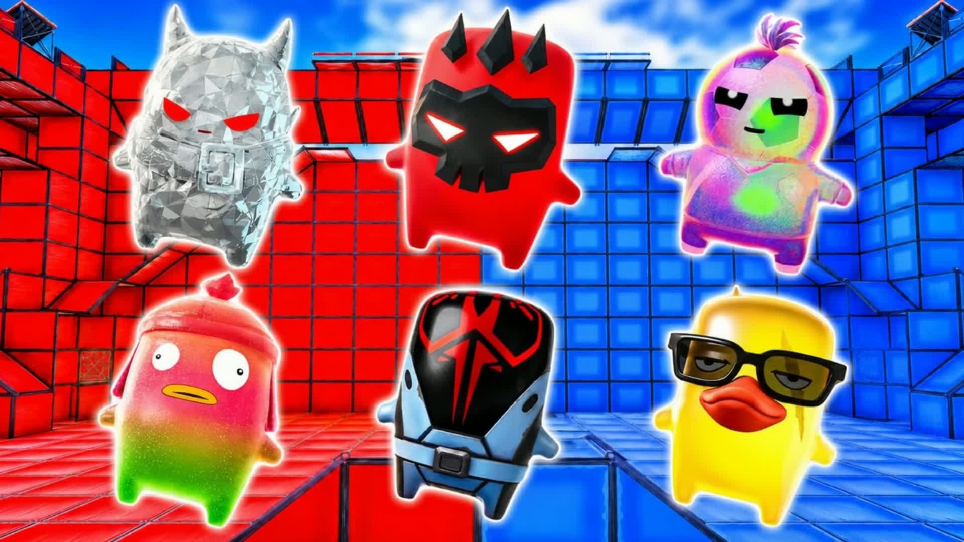 RED VS BLUE🔴🔵 OCHO — Fortnite Creative map