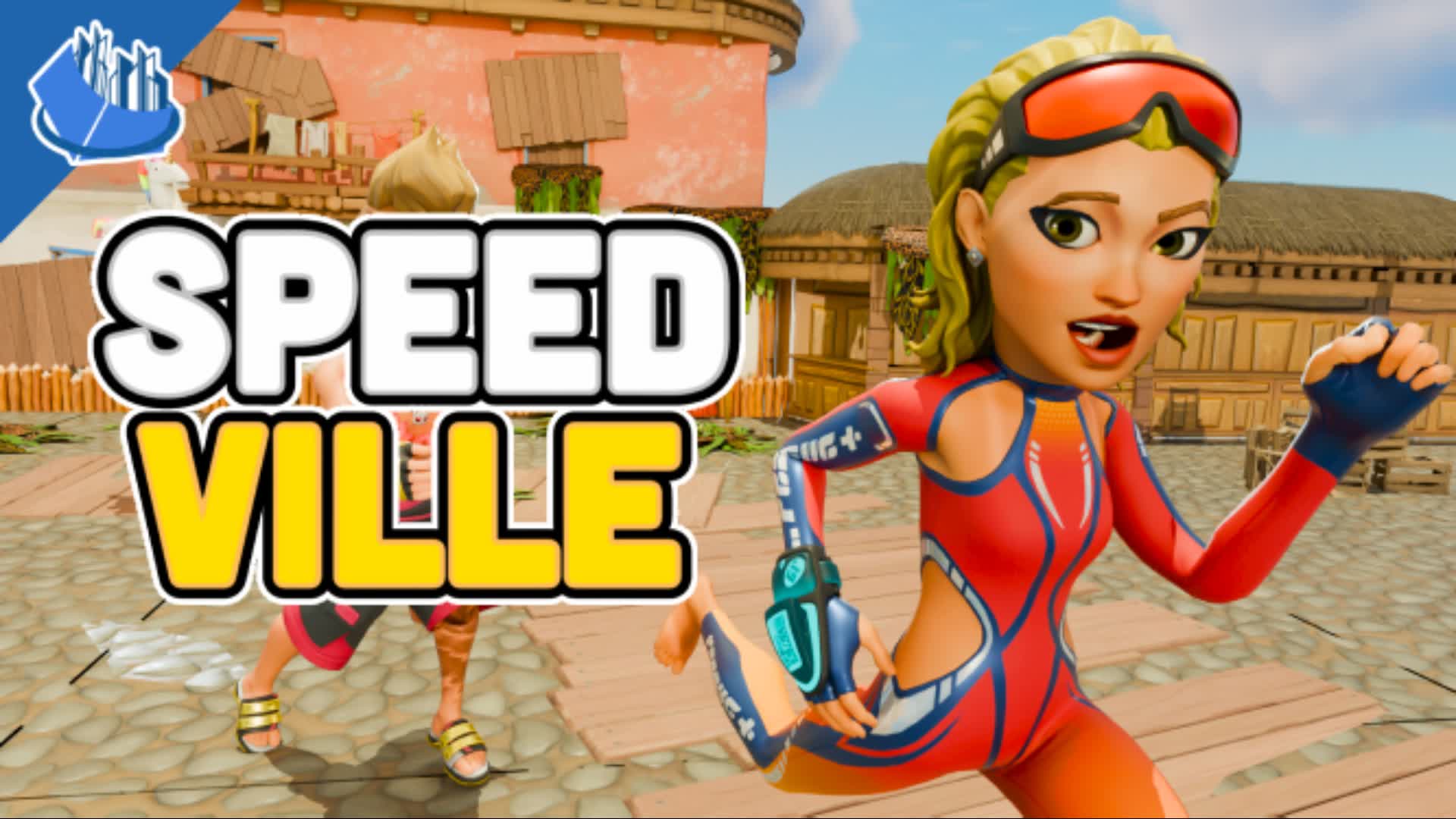 🏝️SPEED VILLE - OPEN WORLD — Fortnite Creative map