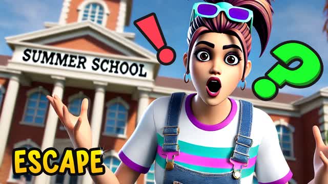 Summer School Escape โ Fortnite Creative map