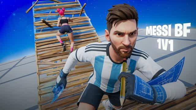 MESSI 1V1 BUILD FIGHTS (200 PUMPS) — Fortnite Creative map