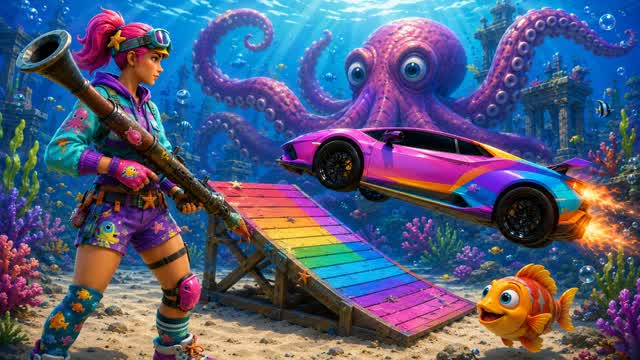 CAR VS BETA | 10V1 β Fortnite Creative map