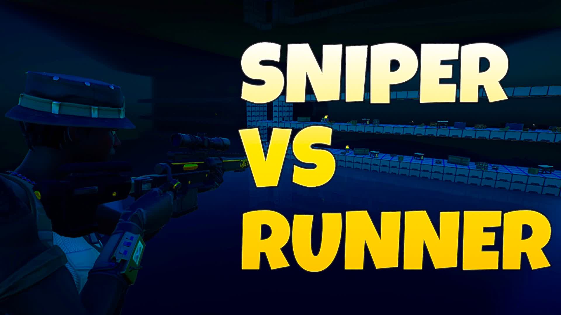 SNIPER VS RUNNER — Fortnite Creative map