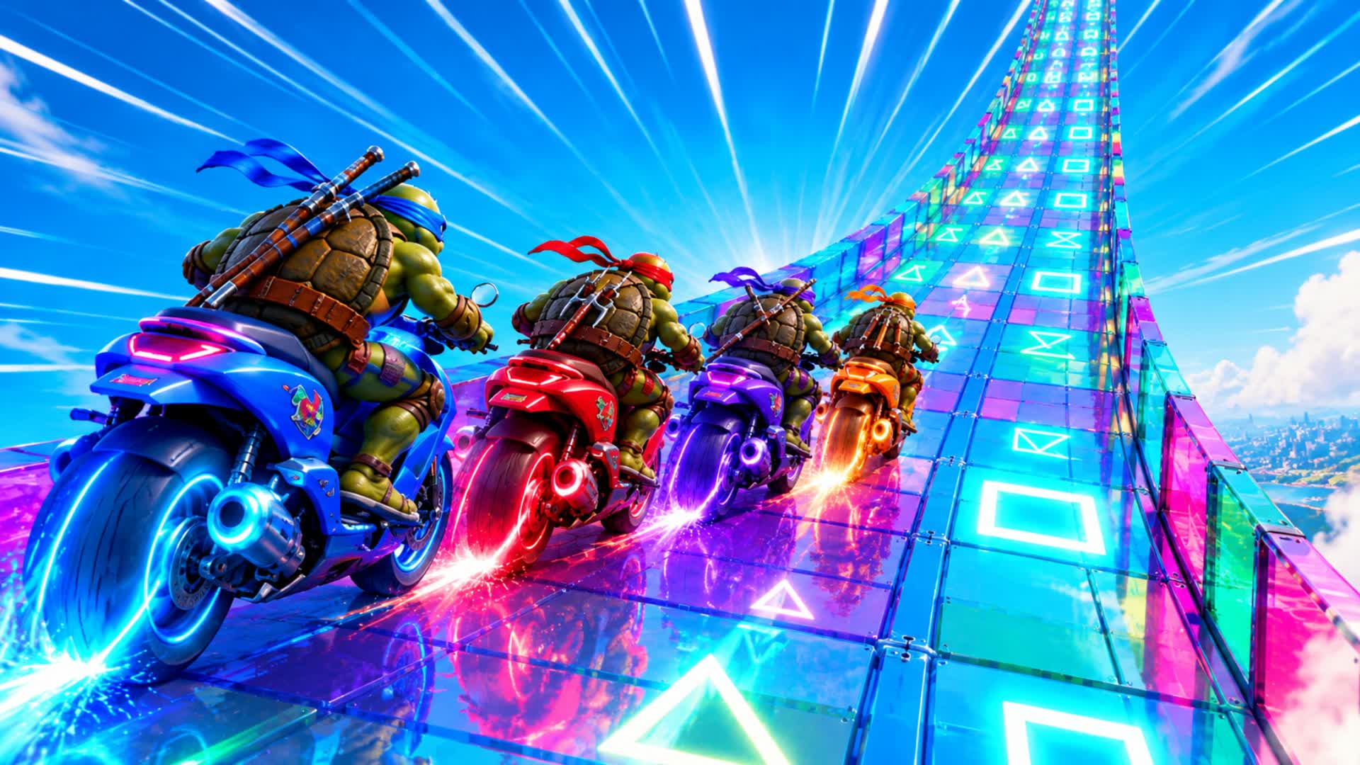 SUPER-SPEED - CAR GAME — Fortnite Creative map