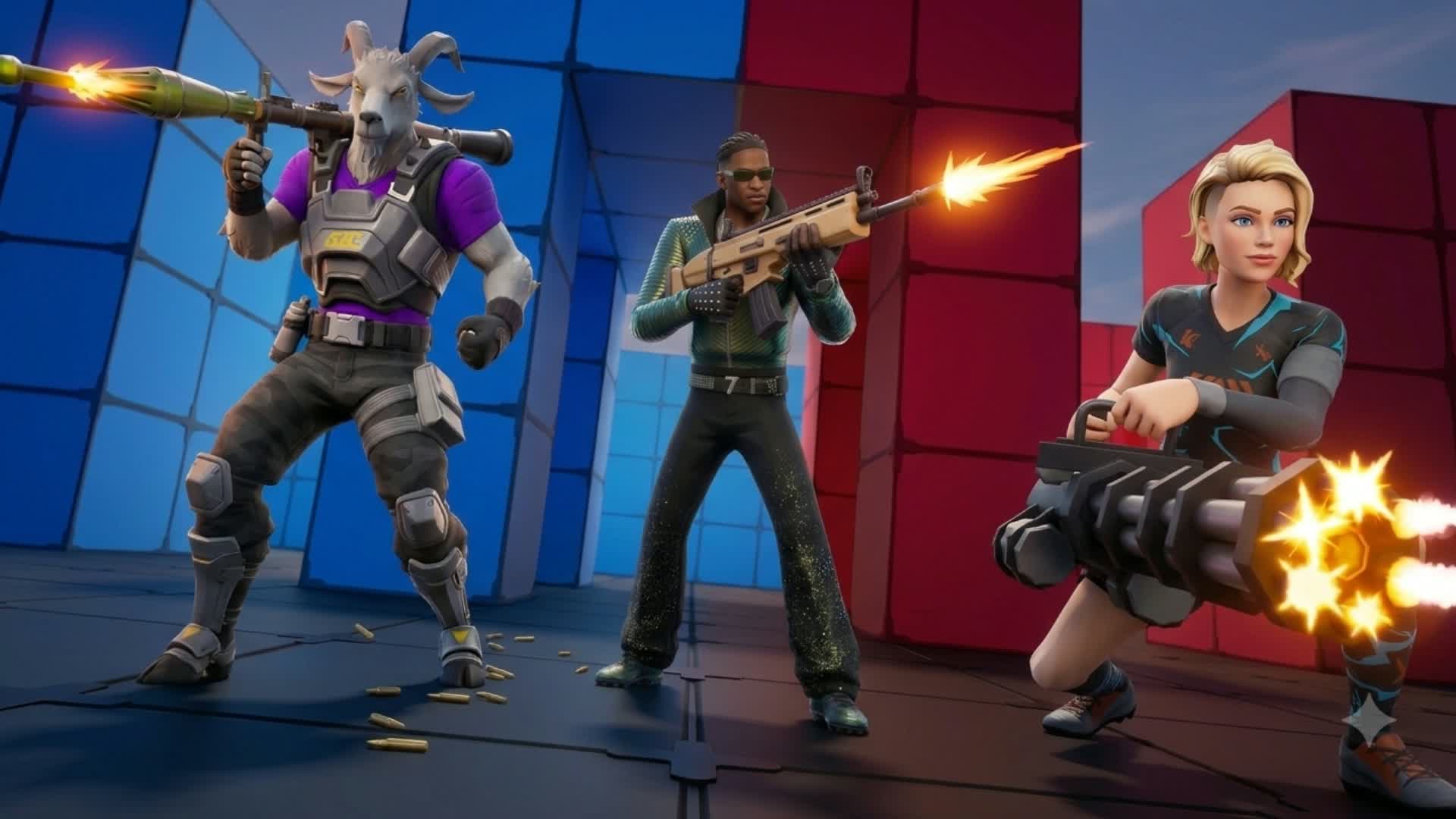Red vs blue blump π΄π΅ β Fortnite Creative map