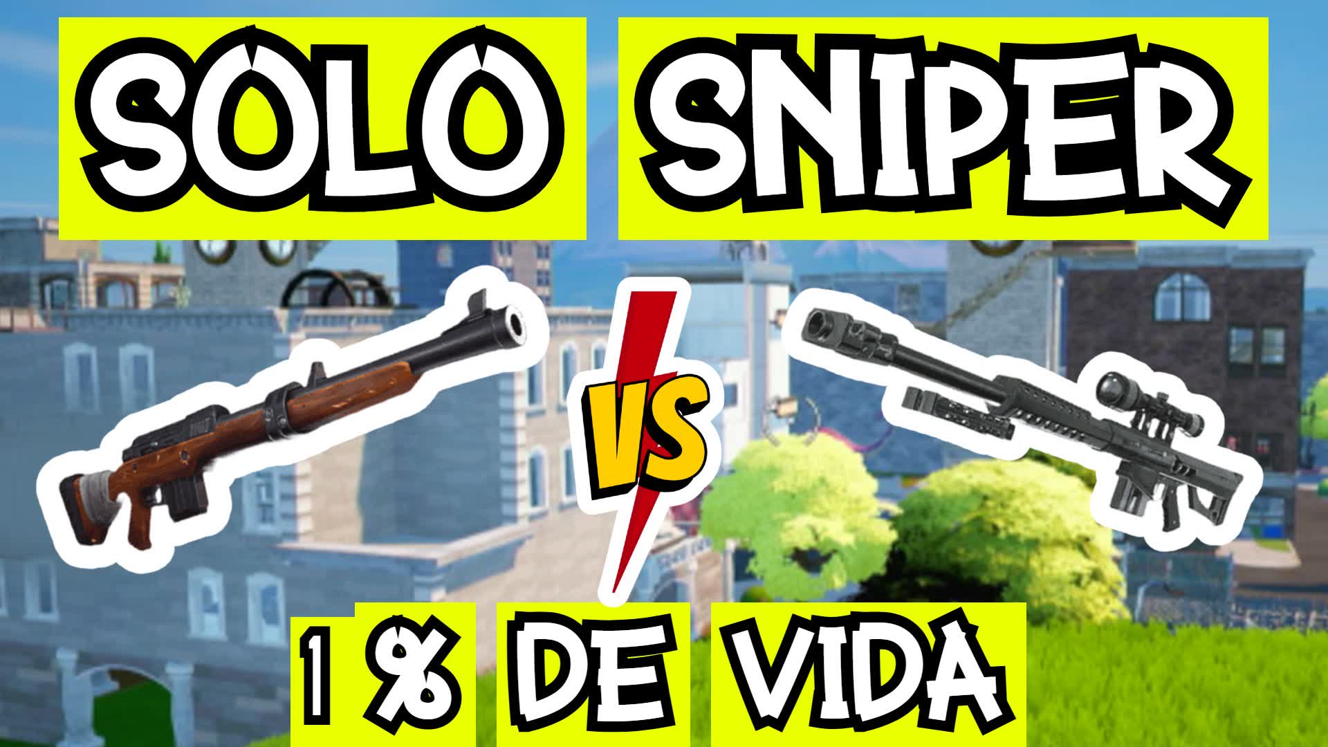 ⭐1% DE VIDA SOLO SNIPER⭐ — Fortnite Creative map