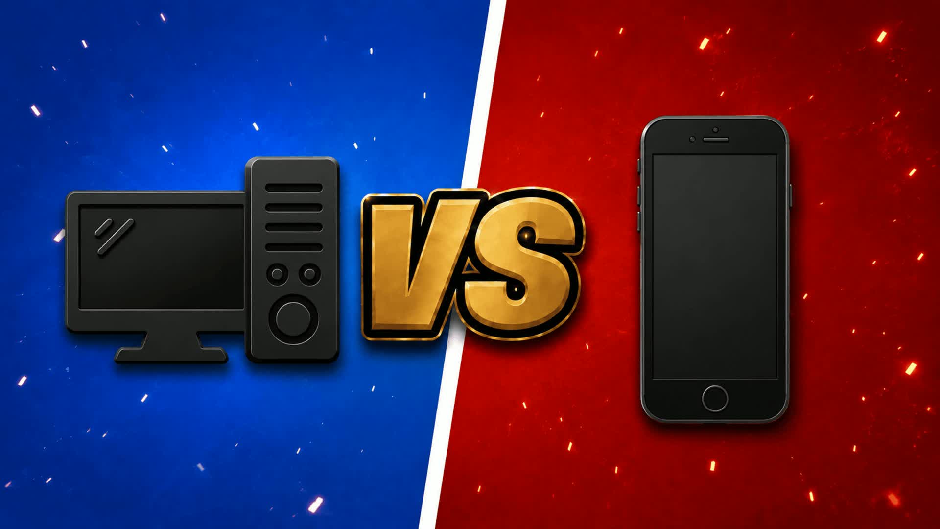 PC VS MOBILE — Fortnite Creative map