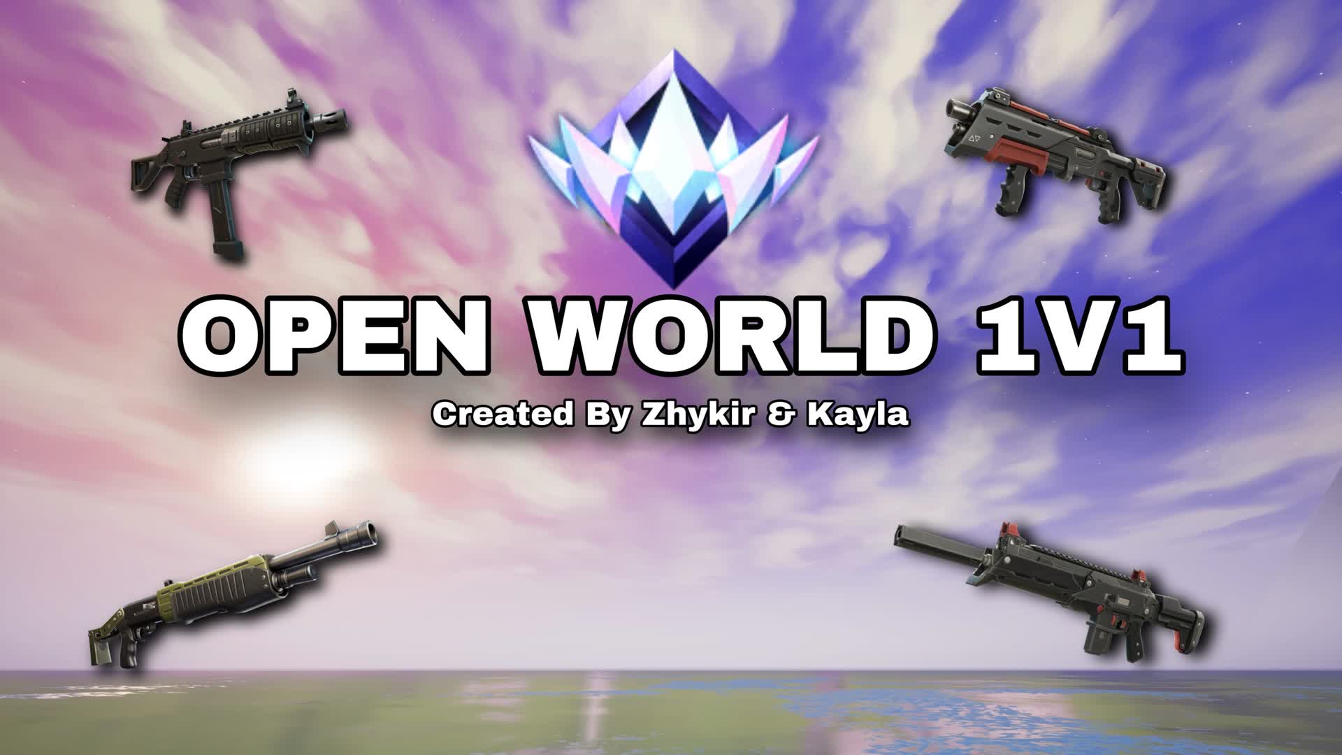 Open World 1v1 — Fortnite Creative map