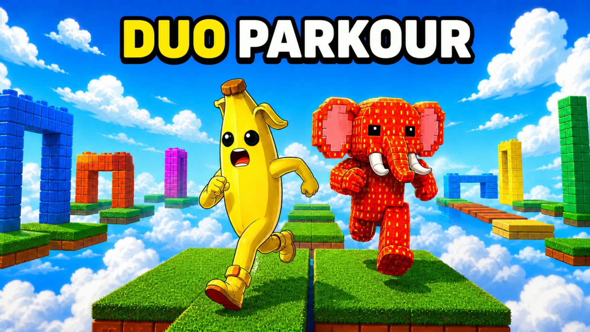DUO PARKOUR β Fortnite Creative map