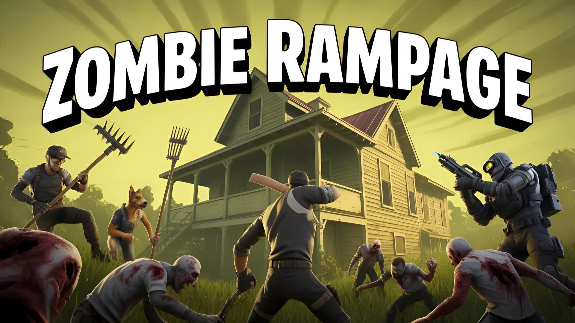 ZOMBIE RAMPAGE β Fortnite Creative map