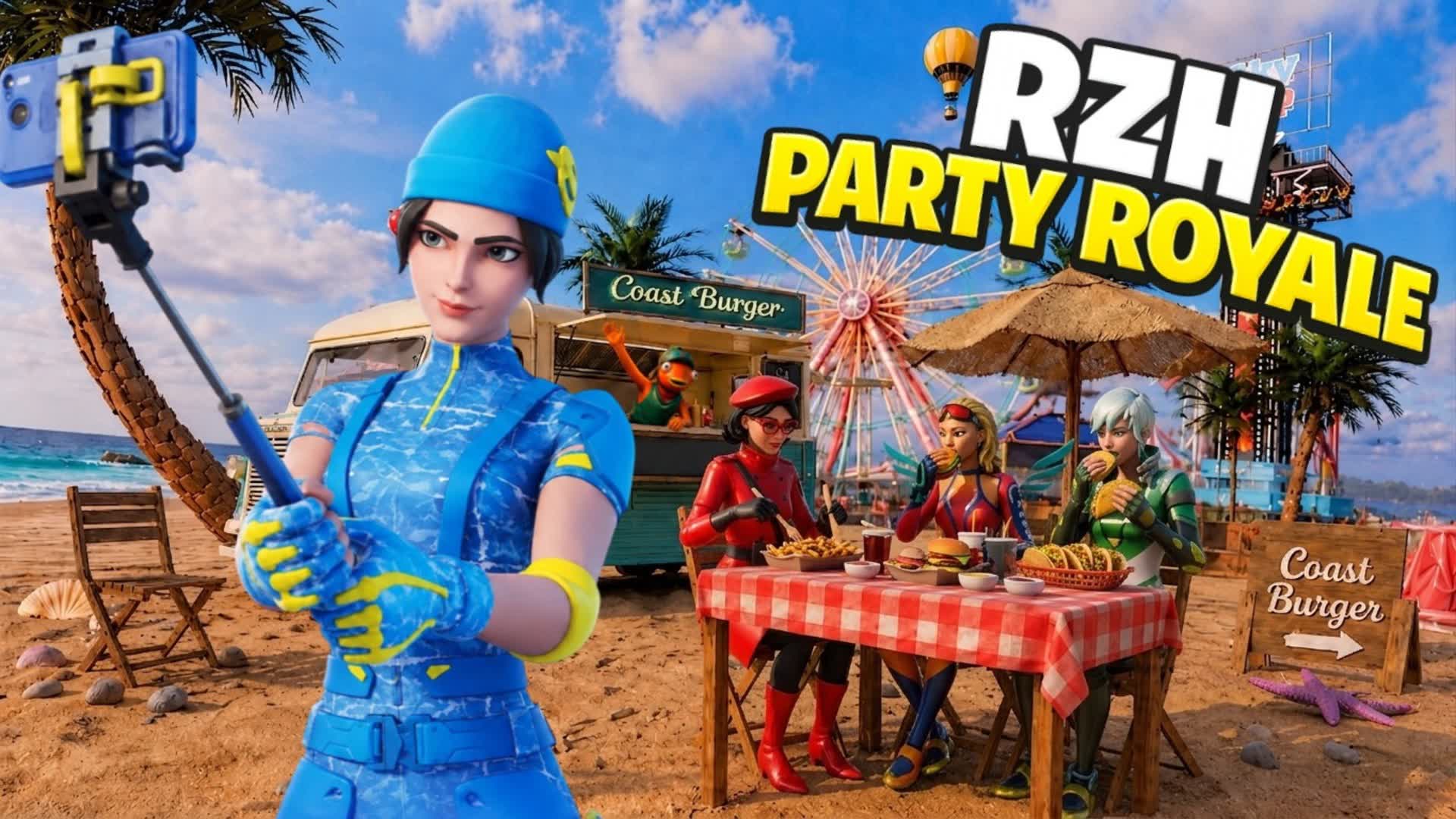 RZH Party Royale 2.2 — Fortnite Creative map