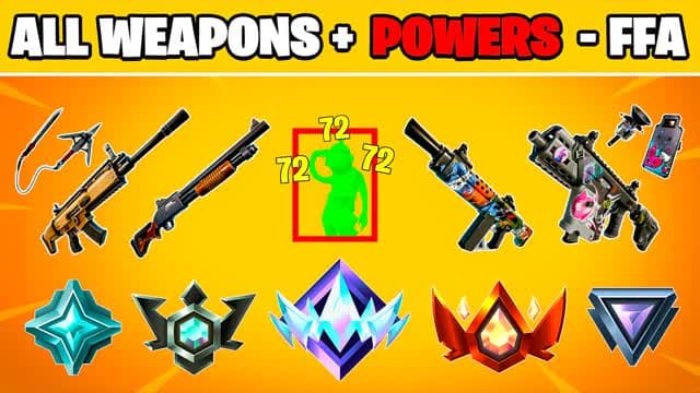 FREE FOR ALL - FFA BOTS FARM PARTY — Fortnite Creative map